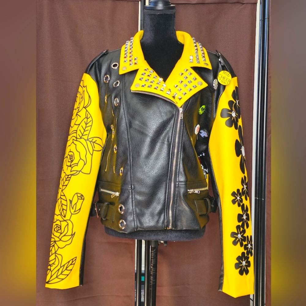 NWT Azalea Wang Scouts Honor Moto Jacket